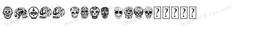 Skull Capz BRK字体转换
